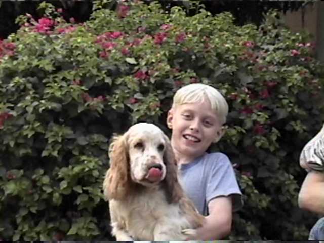 Jon & Einstein March 22 1999.JPG (34853 bytes)